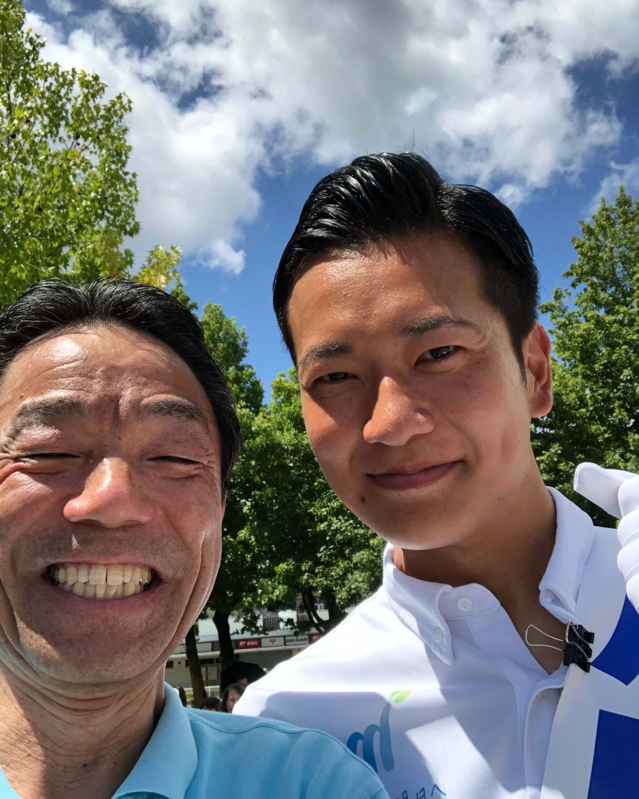 田口さだお氏と原田りょう氏のツーショット